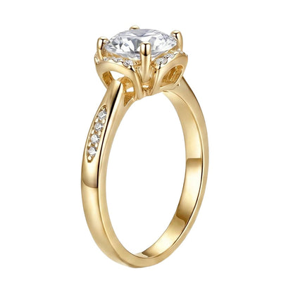 18K Yellow Gold Plated, 10K Solid Yellow Gold