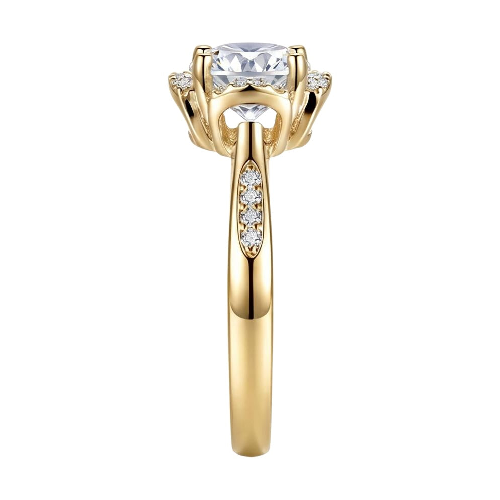 18K Yellow Gold Plated, 10K Solid Yellow Gold