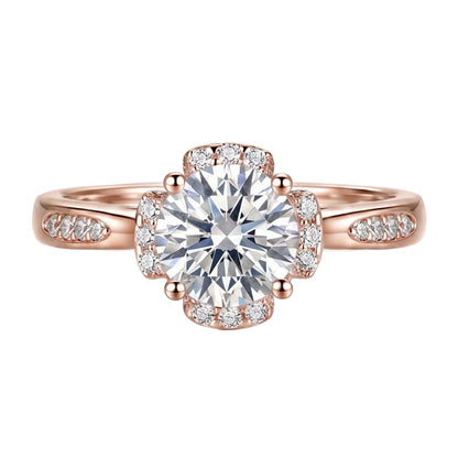 18K Rose Gold Plated, 10K Solid Rose Gold