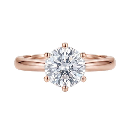 18K Rose Gold Plated, 10K Solid Rose Gold