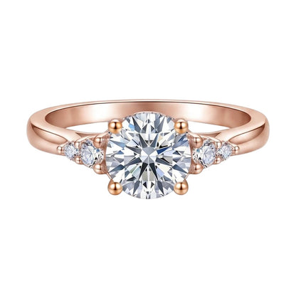18K Rose Gold Plated, 10K Solid Rose Gold