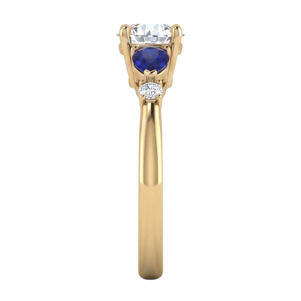 18K Yellow Gold Plated, 10K Solid Yellow Gold