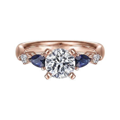 18K Rose Gold Plated, 10K Solid Rose Gold