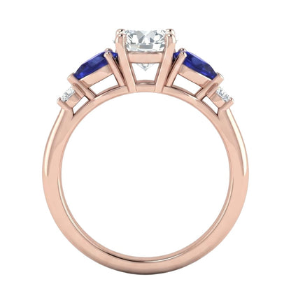 18K Rose Gold Plated, 10K Solid Rose Gold