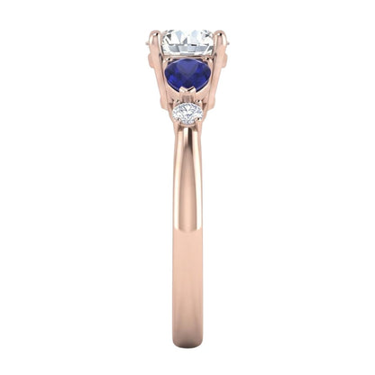 18K Rose Gold Plated, 10K Solid Rose Gold