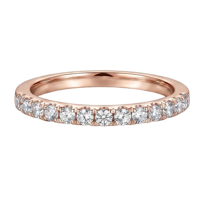 18K Rose Gold Plated, 10K Solid Rose Gold