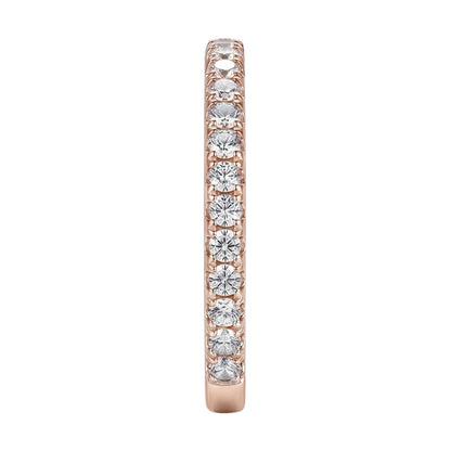 18K Rose Gold Plated, 10K Solid Rose Gold