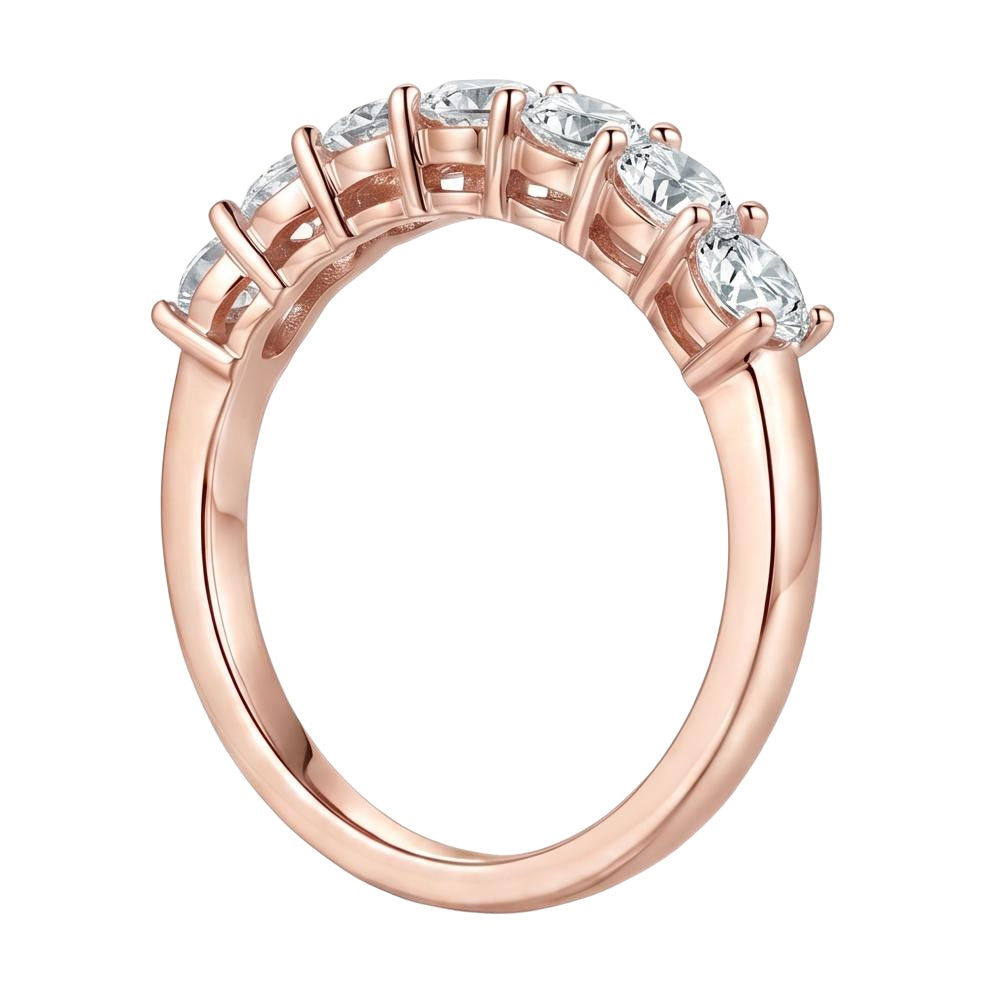 18K Rose Gold Plated, 10K Solid Rose Gold