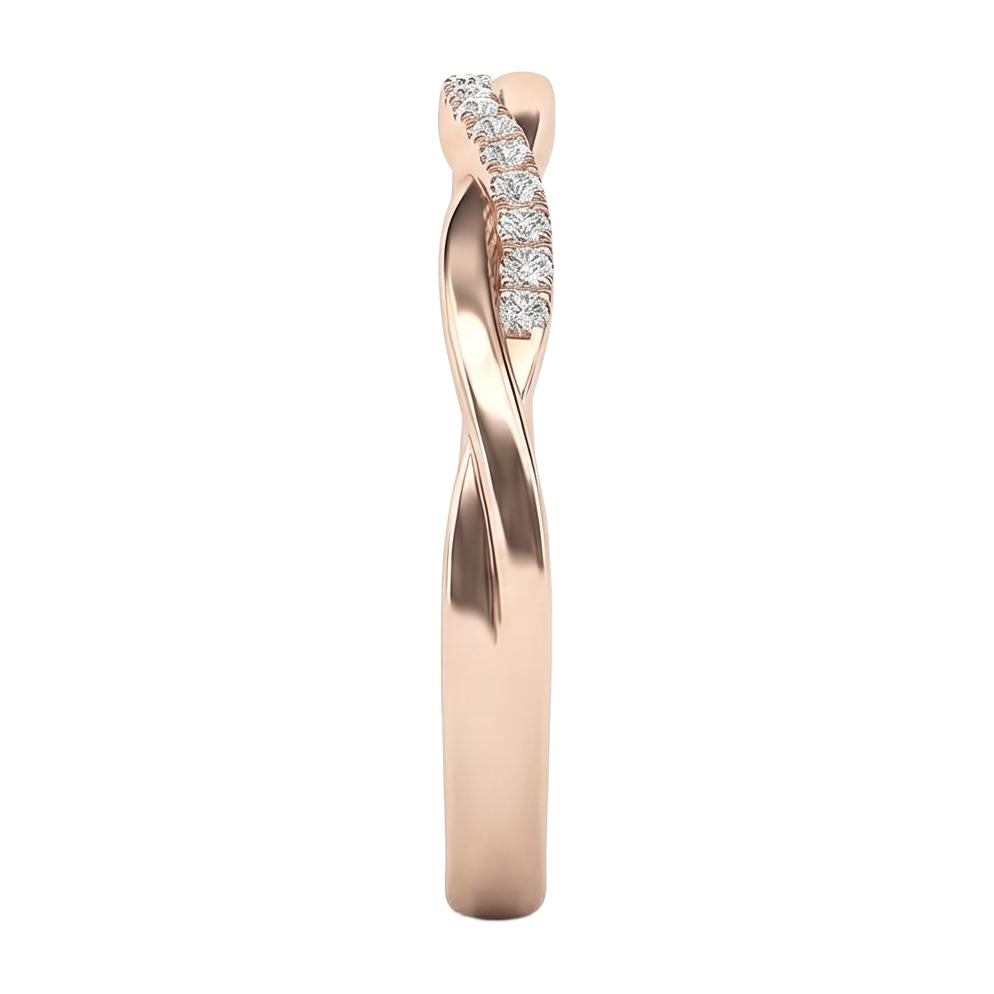 18K Rose Gold Plated, 10K Solid Rose Gold
