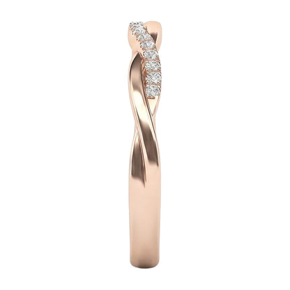 18K Rose Gold Plated, 10K Solid Rose Gold