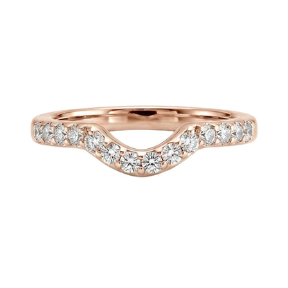 18K Rose Gold Plated, 10K Solid Rose Gold