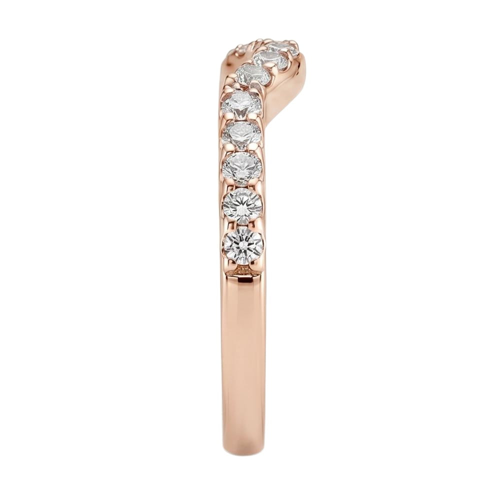 18K Rose Gold Plated, 10K Solid Rose Gold