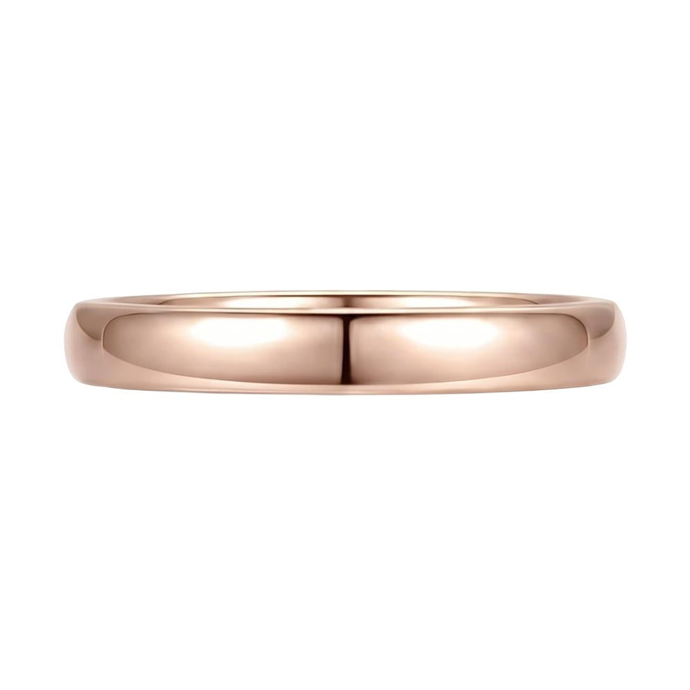 18K Rose Gold Plated, 10K Solid Rose Gold