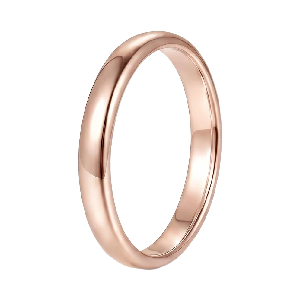 18K Rose Gold Plated, 10K Solid Rose Gold
