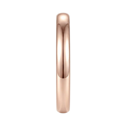 18K Rose Gold Plated, 10K Solid Rose Gold