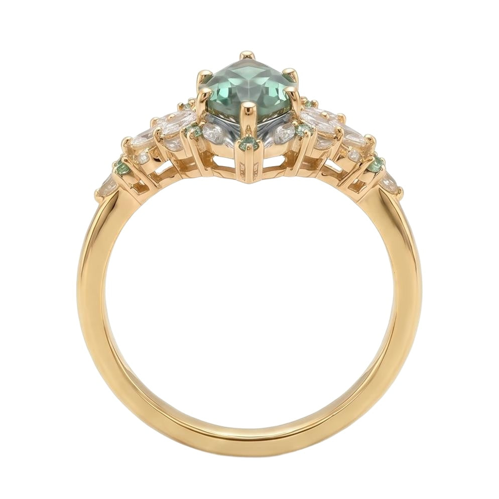 18K Yellow Gold Plated, 10K Solid Yellow Gold