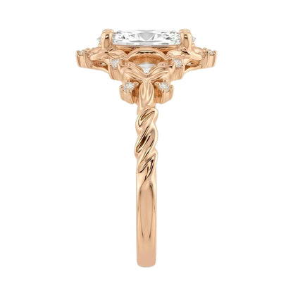 18K Rose Gold Plated, 10K Solid Rose Gold