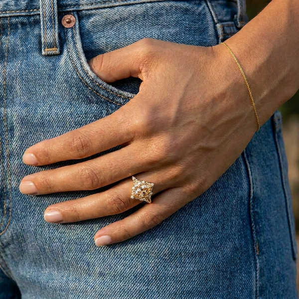 18K Yellow Gold Plated