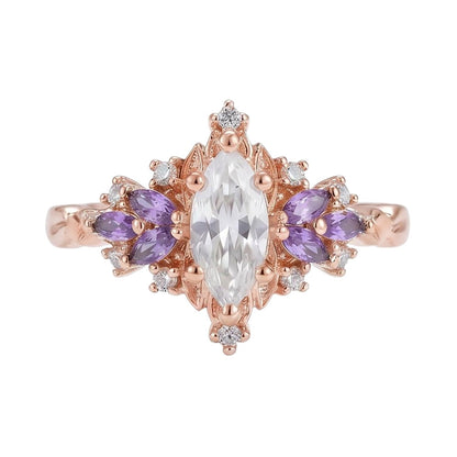 18K Rose Gold Plated, 10K Solid Rose Gold