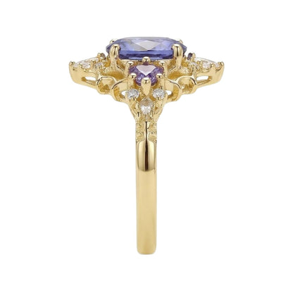 18K Yellow Gold Plated, 10K Solid Yellow Gold