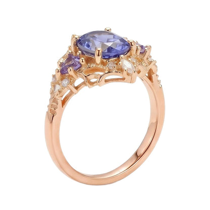 18K Rose Gold Plated, 10K Solid Rose Gold