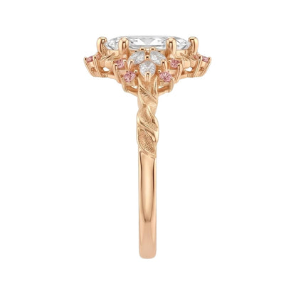 18K Rose Gold Plated, 10K Solid Rose Gold