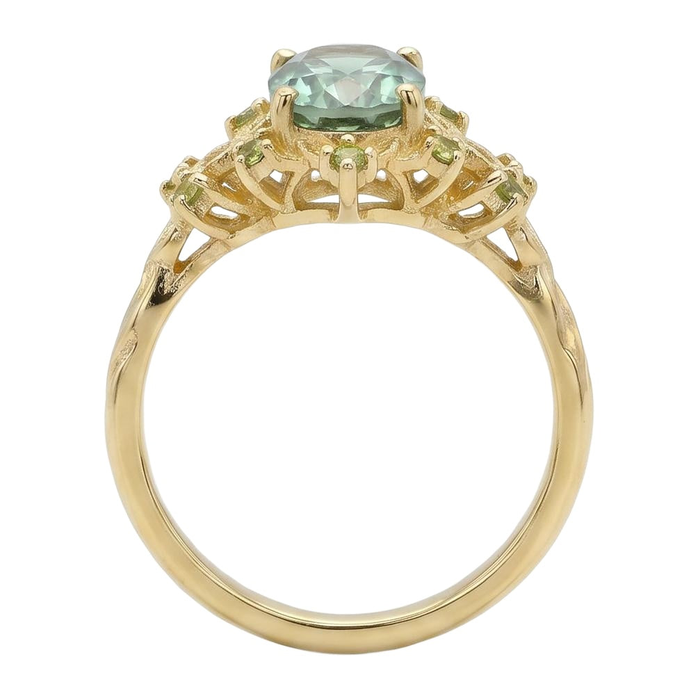 18K Yellow Gold Plated, 10K Solid Yellow Gold