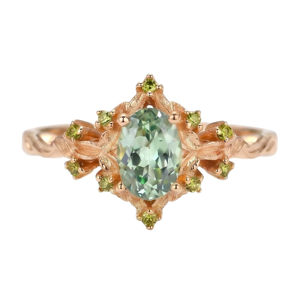 18K Rose Gold Plated, 10K Solid Rose Gold