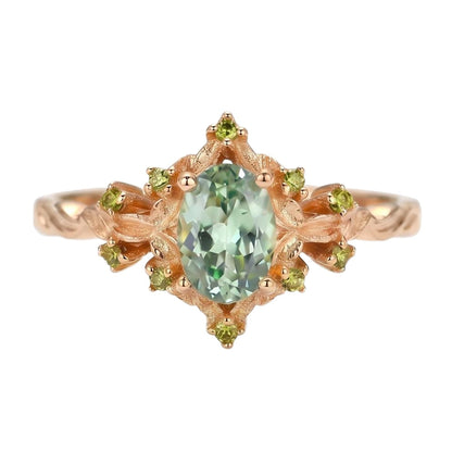 18K Rose Gold Plated, 10K Solid Rose Gold