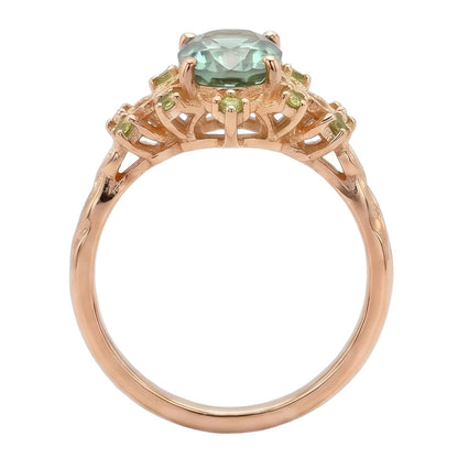 18K Rose Gold Plated, 10K Solid Rose Gold