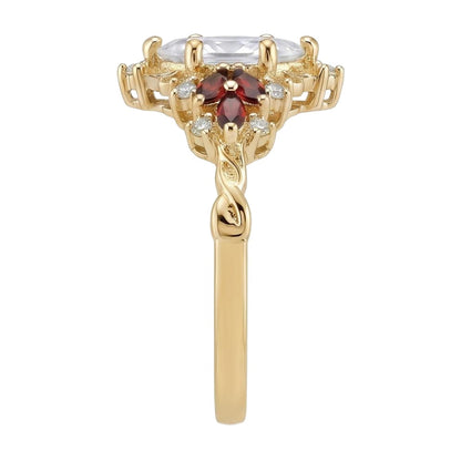 18K Yellow Gold Plated, 10K Solid Yellow Gold