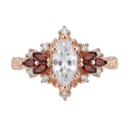 18K Rose Gold Plated, 10K Solid Rose Gold