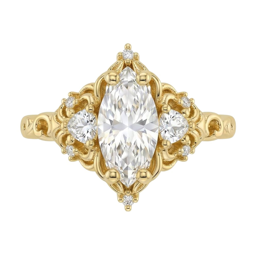 18K Yellow Gold Plated, 10K Solid Yellow Gold
