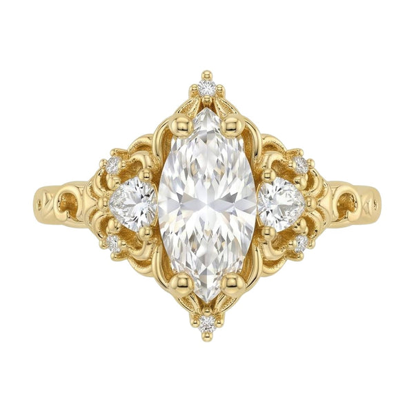 18K Yellow Gold Plated, 10K Solid Yellow Gold