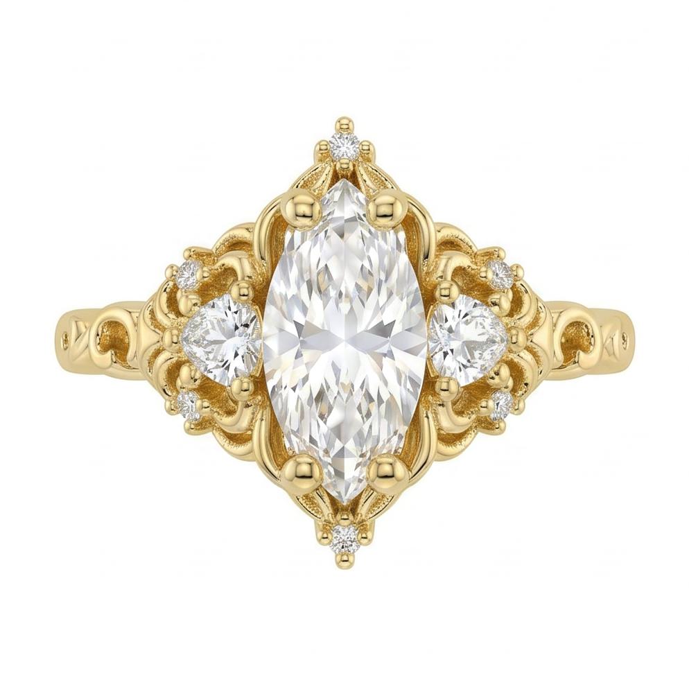 18K Yellow Gold Plated
