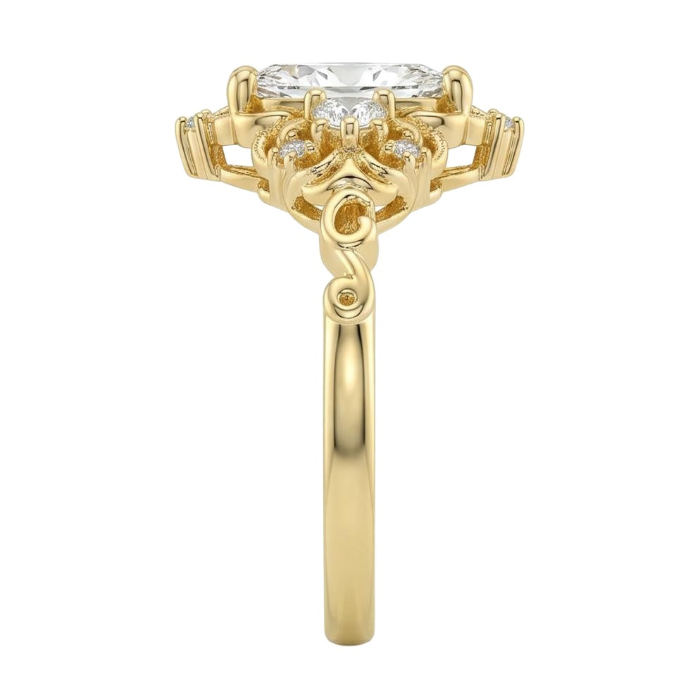 18K Yellow Gold Plated, 10K Solid Yellow Gold