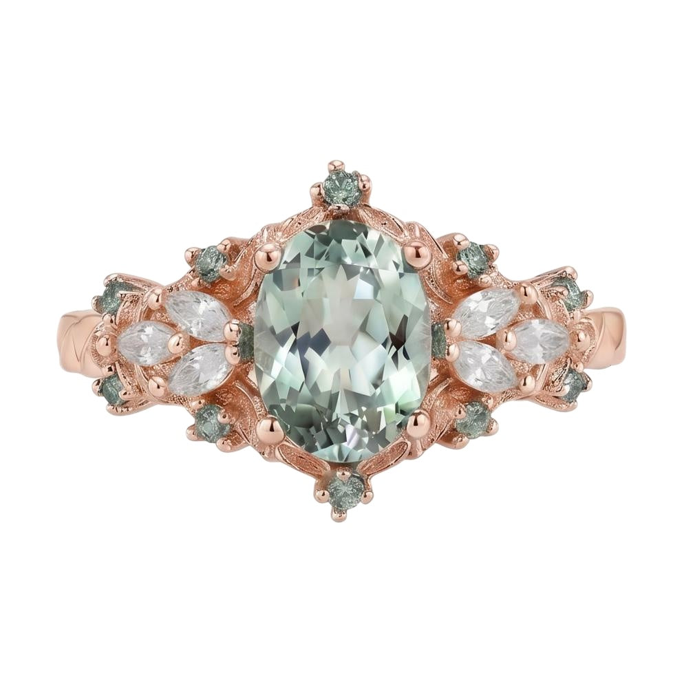 18K Rose Gold Plated, 10K Solid Rose Gold