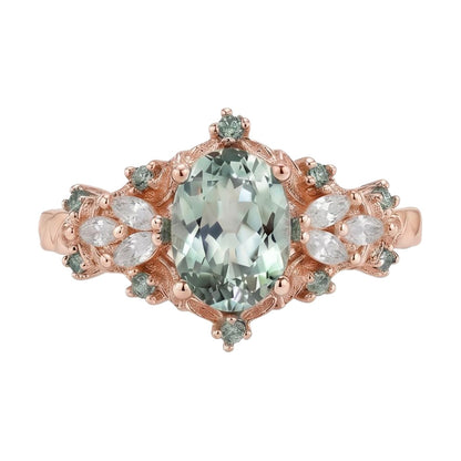 18K Rose Gold Plated, 10K Solid Rose Gold
