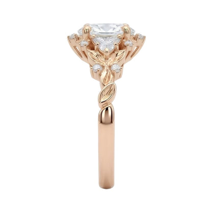 18K Rose Gold Plated, 10K Solid Rose Gold