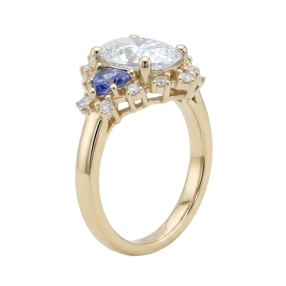 18K Yellow Gold Plated, 10K Solid Yellow Gold