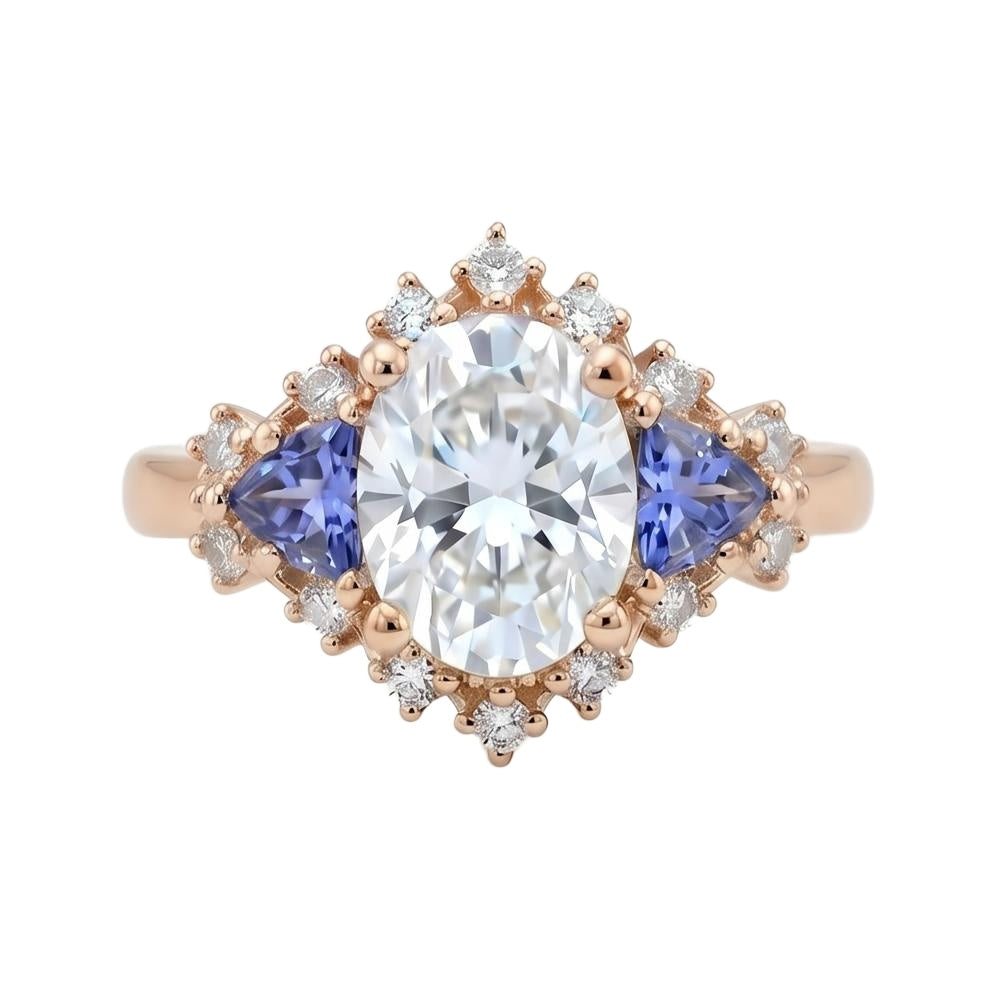 18K Rose Gold Plated, 10K Solid Rose Gold