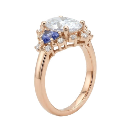 18K Rose Gold Plated, 10K Solid Rose Gold