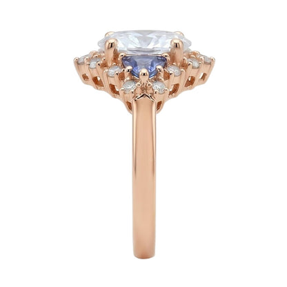 18K Rose Gold Plated, 10K Solid Rose Gold