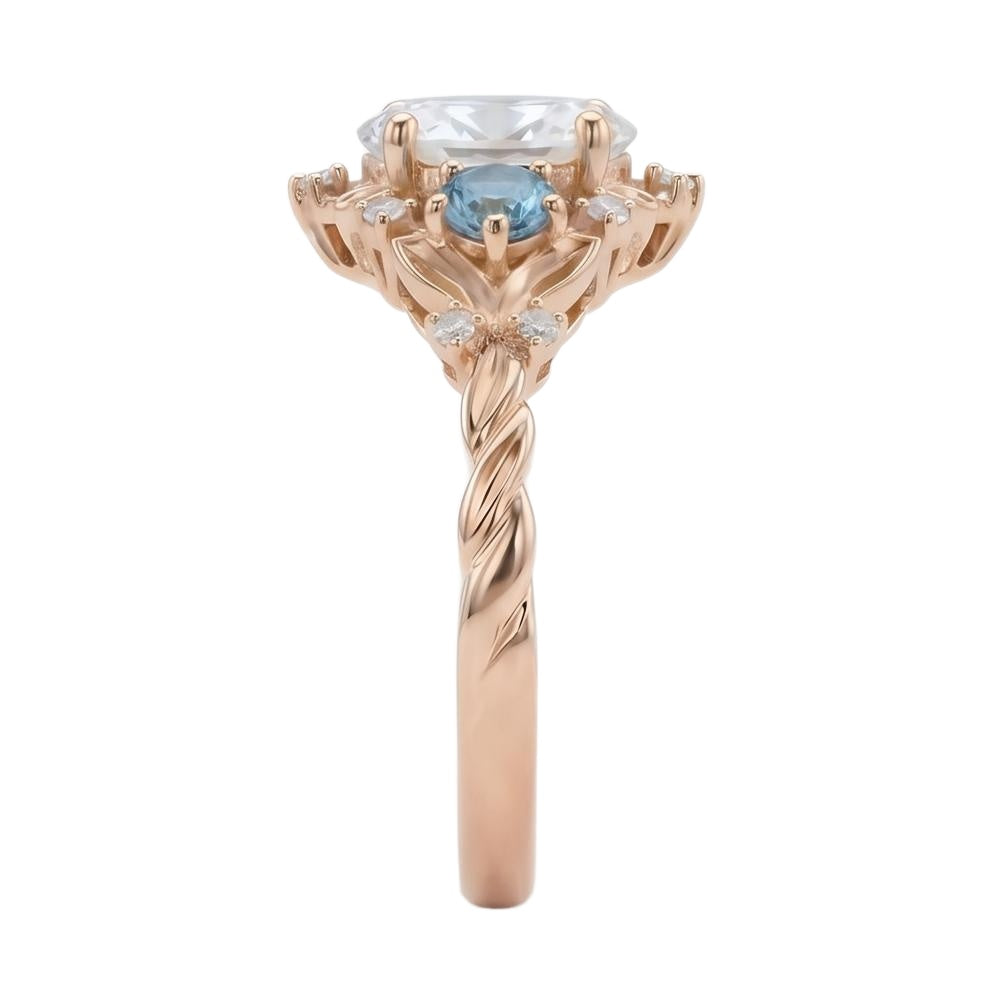18K Rose Gold Plated, 10K Solid Rose Gold