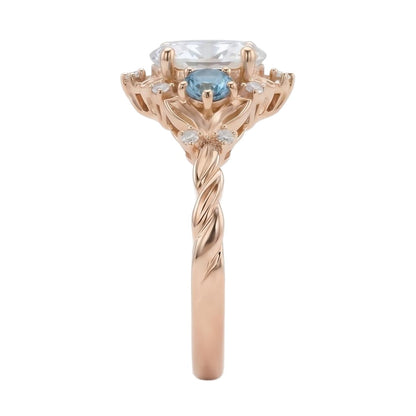18K Rose Gold Plated, 10K Solid Rose Gold