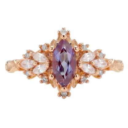 18K Rose Gold Plated, 10K Solid Rose Gold