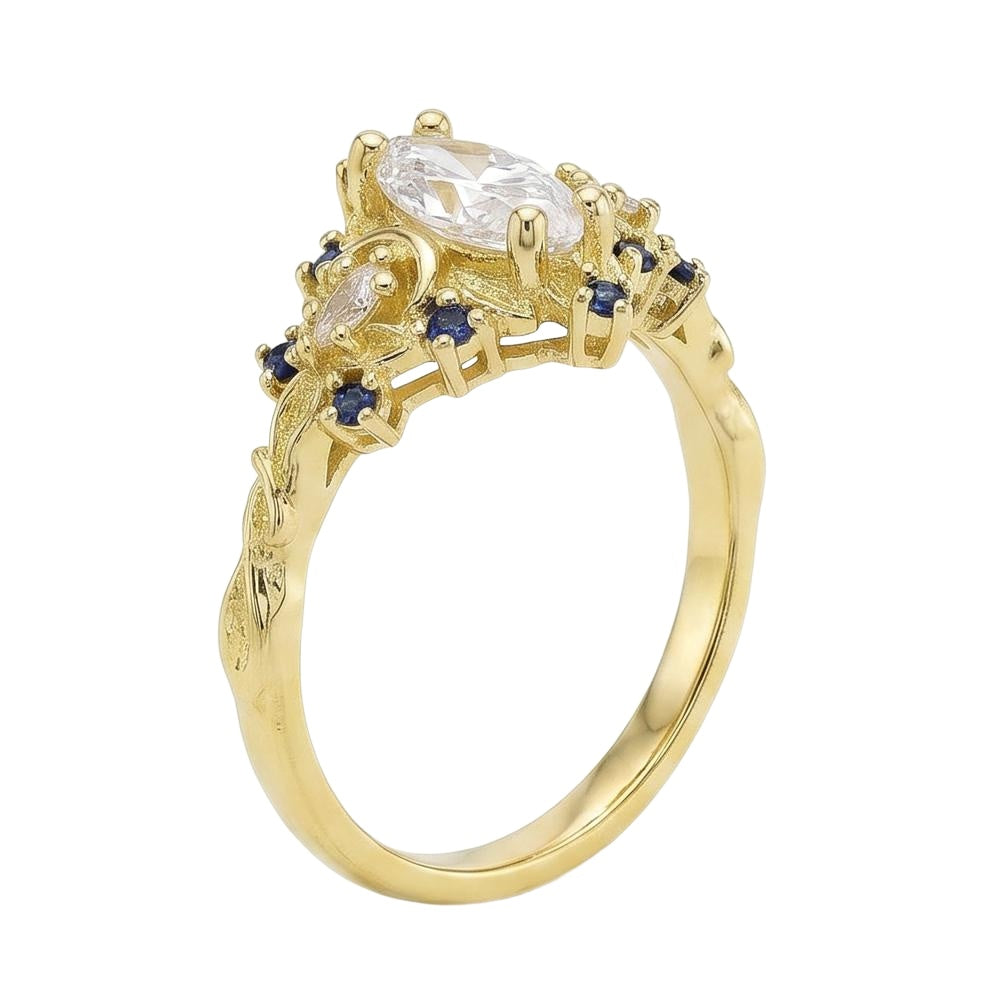 18K Yellow Gold Plated, 10K Solid Yellow Gold