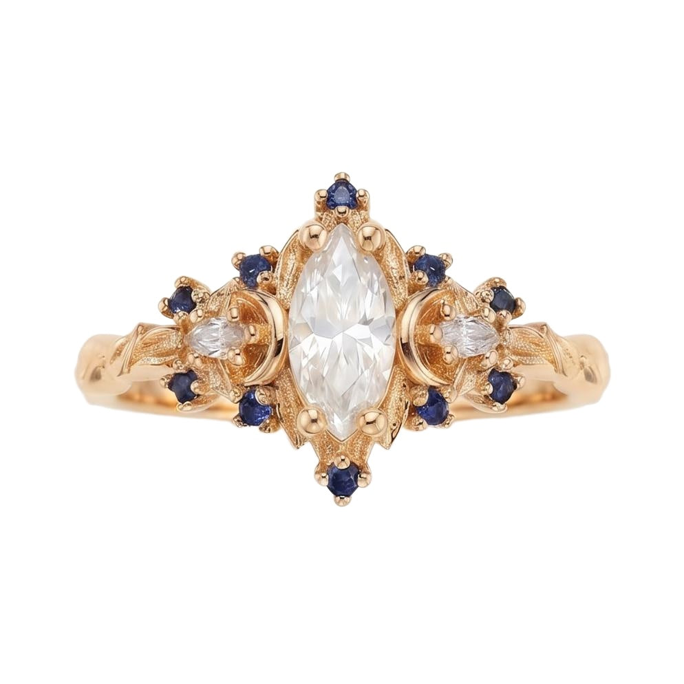18K Rose Gold Plated, 10K Solid Rose Gold