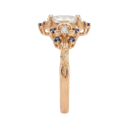 18K Rose Gold Plated, 10K Solid Rose Gold