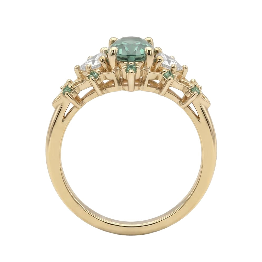 18K Yellow Gold Plated, 10K Solid Yellow Gold